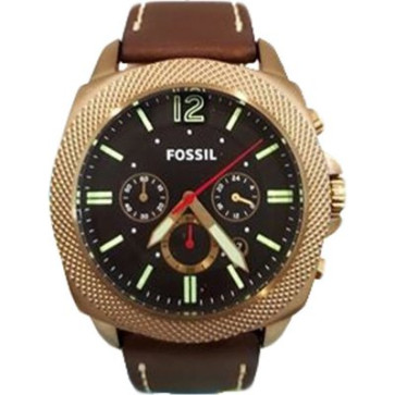 Bracelet de montre Fossil BQ2032 Cuir Brun 24mm